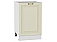 Шкаф нижний с 1-ой дверцей Ницца Дуб крем/Белый 816*500*478