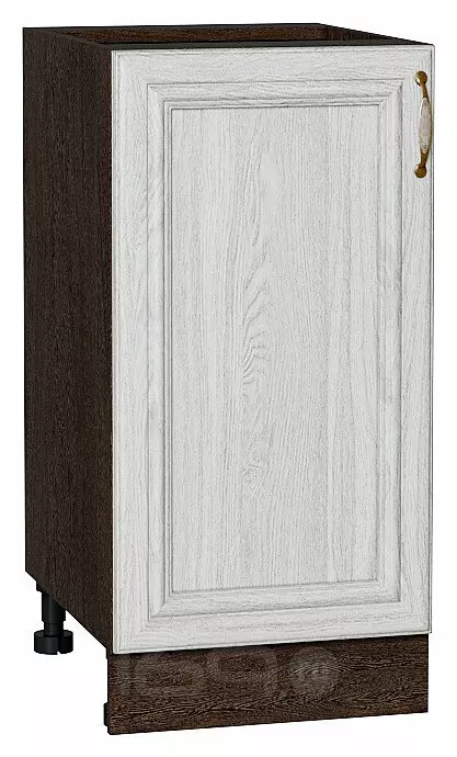 Шкаф нижний с 1-ой дверцей Шале White Dreamline Венге 816*400*480