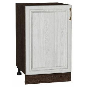 Шкаф нижний с 1-ой дверцей Шале White Dreamline Венге 816*500*480