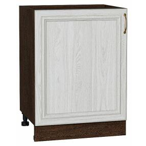 Шкаф нижний с 1-ой дверцей Шале White Dreamline Венге 816*600*480