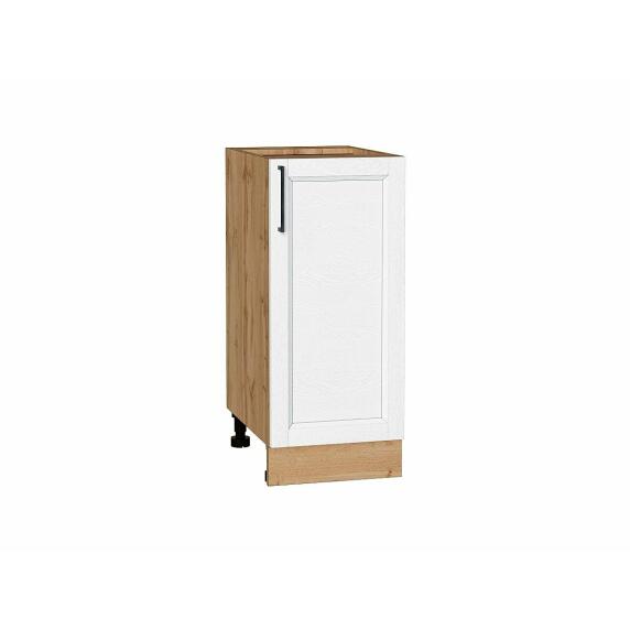 Шкаф нижний с 1-ой дверцей Сканди White Silkwood/Дуб Вотан 816*350*480