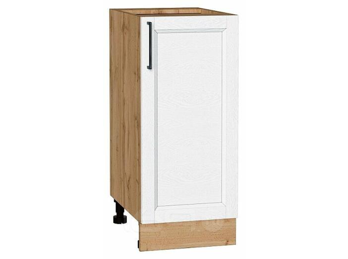 Шкаф нижний с 1-ой дверцей Сканди White Silkwood/Дуб Вотан 816*350*480