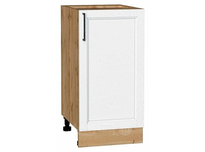Шкаф нижний с 1-ой дверцей Сканди White Silkwood/Дуб Вотан 816*400*480