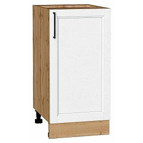 Шкаф нижний с 1-ой дверцей Сканди White Silkwood/Дуб Вотан 816*400*480