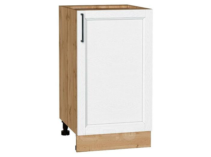 Шкаф нижний с 1-ой дверцей Сканди White Silkwood/Дуб Вотан 816*450*480
