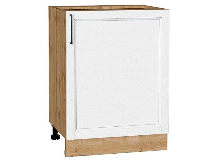 Шкаф нижний с 1-ой дверцей Сканди White Silkwood/Дуб Вотан 816*600*480