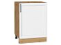 Шкаф нижний с 1-ой дверцей Сканди White Silkwood/Дуб Вотан 816*600*480
