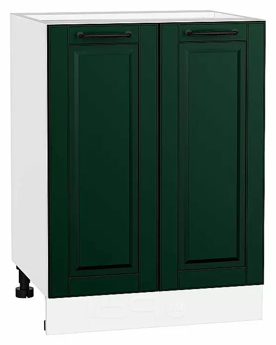 Шкаф нижний с 2-мя дверцами Дублин Special Green/Белый 816*600*478