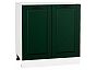 Шкаф нижний с 2-мя дверцами Дублин Special Green/Белый 816*800*478