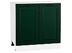 Шкаф нижний с 2-мя дверцами Дублин Special Green/Белый 816*800*478
