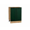 tumb 1 - Шкаф нижний с 2-мя дверцами Дублин Special Green/Дуб Вотан 816*600*478