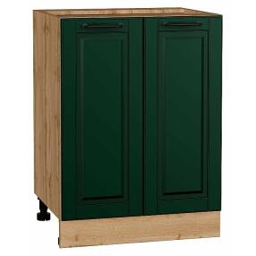 Шкаф нижний с 2-мя дверцами Дублин Special Green/Дуб Вотан 816*600*478