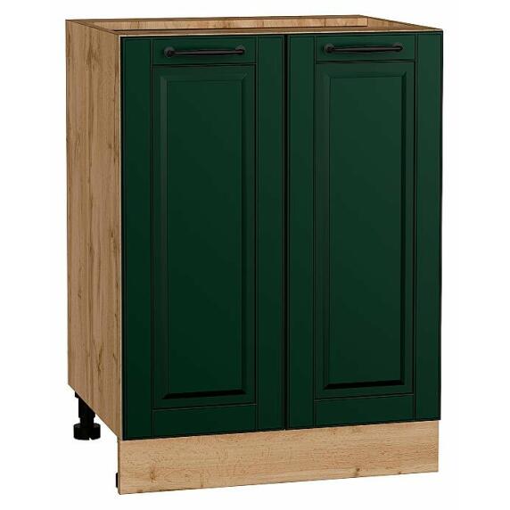 Шкаф нижний с 2-мя дверцами Дублин Special Green/Дуб Вотан 816*600*478