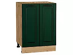 Шкаф нижний с 2-мя дверцами Дублин Special Green/Дуб Вотан 816*600*478