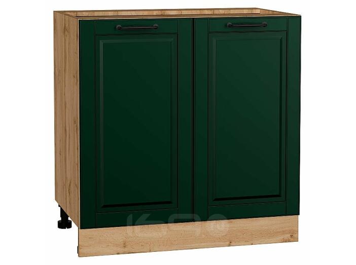 Шкаф нижний с 2-мя дверцами Дублин Special Green/Дуб Вотан 816*800*478