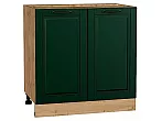 Шкаф нижний с 2-мя дверцами Дублин Special Green/Дуб Вотан 816*800*478
