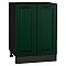 Шкаф нижний с 2-мя дверцами Дублин Special Green/Graphite 816*600*478