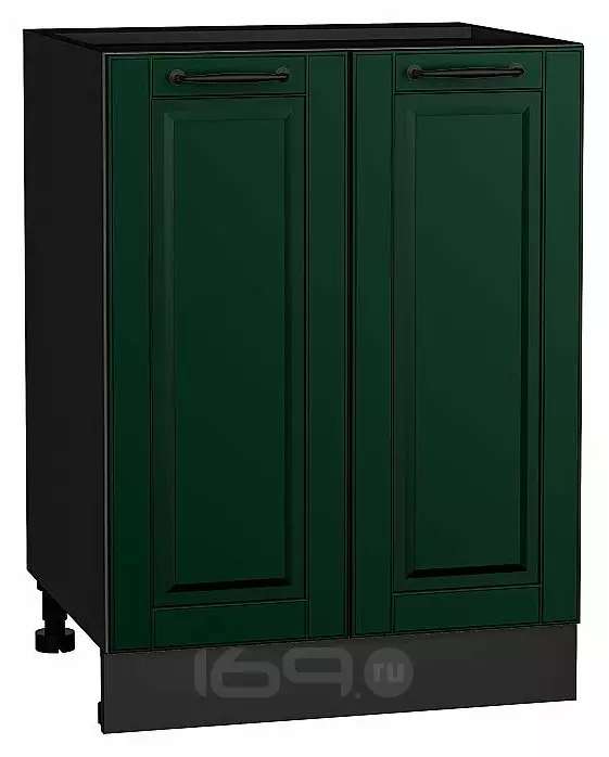 Шкаф нижний с 2-мя дверцами Дублин Special Green/Graphite 816*600*478