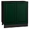 Шкаф нижний с 2-мя дверцами Дублин Special Green/Graphite 816*800*478