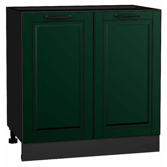 Шкаф нижний с 2-мя дверцами Дублин Special Green/Graphite 816*800*478