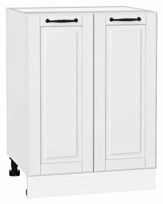 Шкаф нижний с 2-мя дверцами Дублин Special White/Белый 816*600*478