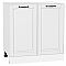 Шкаф нижний с 2-мя дверцами Дублин Special White/Белый 816*800*478