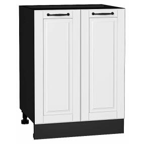 Шкаф нижний с 2-мя дверцами Дублин Special White/Graphite 816*600*478