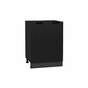 Шкаф нижний с 2-мя дверцами Евро Лайн Антрацит/Graphite 816*600*478