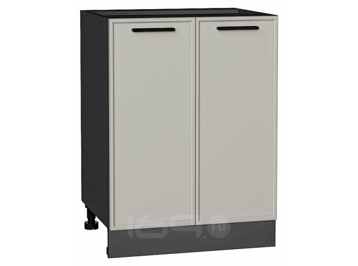 Шкаф нижний с 2-мя дверцами Фрейм Grey Silk Graphite 816*600*484