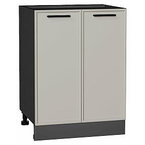 Шкаф нижний с 2-мя дверцами Фрейм Grey Silk Graphite 816*600*484
