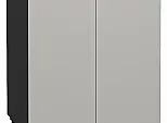 Шкаф нижний с 2-мя дверцами Фьюжн Silky Light Grey Graphite 816*600*480