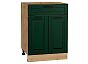 Шкаф нижний с 2-мя дверцами и ящиком Дублин Special Green/Дуб Вотан 816*600*478