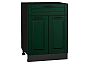 Шкаф нижний с 2-мя дверцами и ящиком Дублин Special Green/Graphite 816*600*478