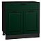 Шкаф нижний с 2-мя дверцами и ящиком Дублин Special Green/Graphite 816*800*478