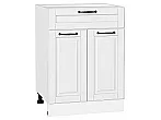 Шкаф нижний с 2-мя дверцами и ящиком Дублин Special White/Белый 816*600*478