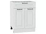 Шкаф нижний с 2-мя дверцами и ящиком Ницца Blanco/Белый 816*600*478