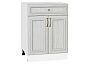 Шкаф нижний с 2-мя дверцами и ящиком Шале White Dreamline Белый 816*600*480