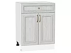 Шкаф нижний с 2-мя дверцами и ящиком Шале White Dreamline Белый 816*600*480