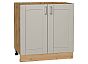 Шкаф нижний с 2-мя дверцами Лофт Grey Silk/Дуб Вотан 816*800*480