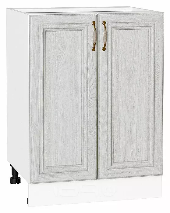 Шкаф нижний с 2-мя дверцами Шале White Dreamline Белый 816*600*480