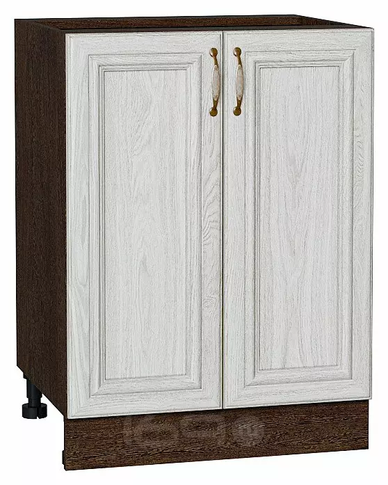 Шкаф нижний с 2-мя дверцами Шале White Dreamline Венге 816*600*480