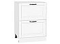 Шкаф нижний с 2-мя ящиками Дублин Special White/Белый 816*600*478