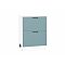 Шкаф нижний с 2-мя ящиками Флэт Grey-green In 2S/Белый 816*600*478 Шкаф нижний с 2-мя ящиками Флэт Grey-green In 2S/Белый 816*600*478