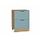Шкаф нижний с 2-мя ящиками Флэт Grey-green In 2S/Дуб Вотан 816*600*478 Шкаф нижний с 2-мя ящиками Флэт Grey-green In 2S/Дуб Вотан 816*600*478