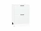 Шкаф нижний с 2-мя ящиками Флэт White In 2S/Белый 816*600*478