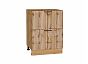 Шкаф нижний с 2-мя ящиками Флэт Wotan Oak 2S/Дуб Вотан 816*600*478