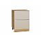 Шкаф нижний с 2-мя ящиками Фьюжн Cream Silk/Дуб Вотан 816*600*480 Шкаф нижний с 2-мя ящиками Фьюжн Cream Silk/Дуб Вотан 816*600*480
