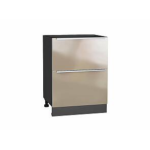 Шкаф нижний с 2-мя ящиками Фьюжн Gallant/Graphite 816*600*480