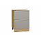 Шкаф нижний с 2-мя ящиками Фьюжн Silky Grey/Дуб Вотан 816*600*480 Шкаф нижний с 2-мя ящиками Фьюжн Silky Grey/Дуб Вотан 816*600*480