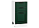 Шкаф нижний с 3-мя ящиками Дублин Special Green/Белый 816*400*478